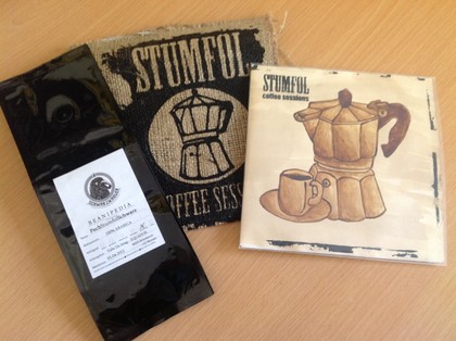 "i need a coffee and an aspirin" - aufgelegt: Stumfol. Coffee Sessions 